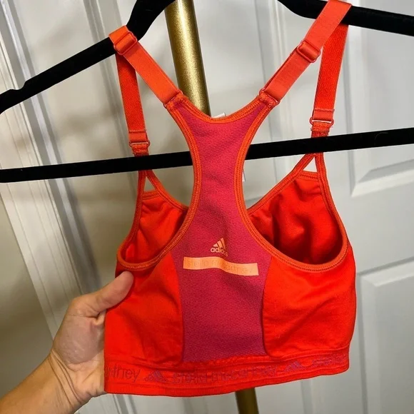 Stella McCartney x Adidas orange pomegranate sports bra - Picture 8 of 12